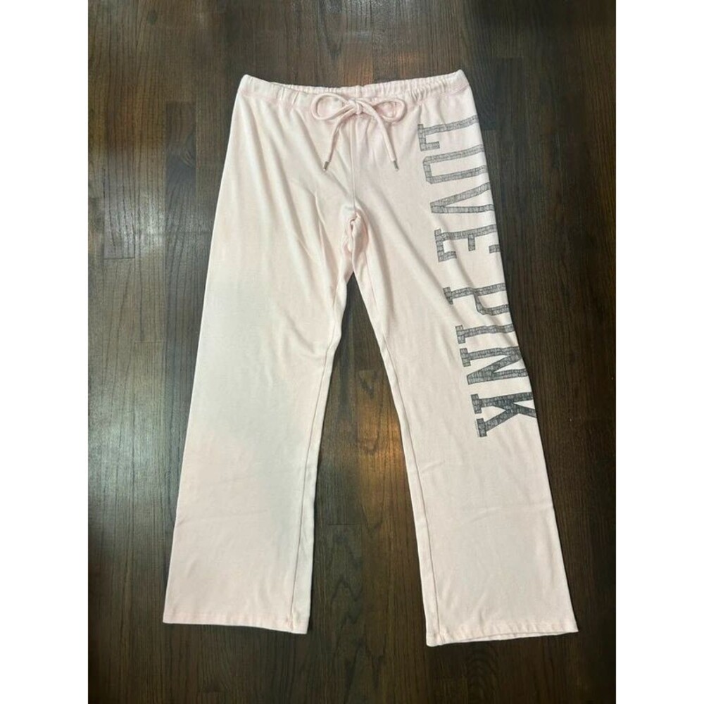 Y2K Victoria’s Secret Pink Light Pink Sweatpants size L